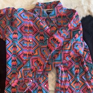 Vintage wrangler button down